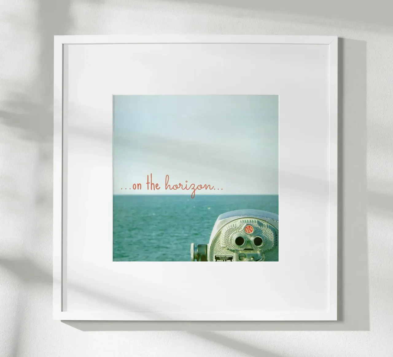 On the Horizon poster con telaio in alluminio da Robin Delean