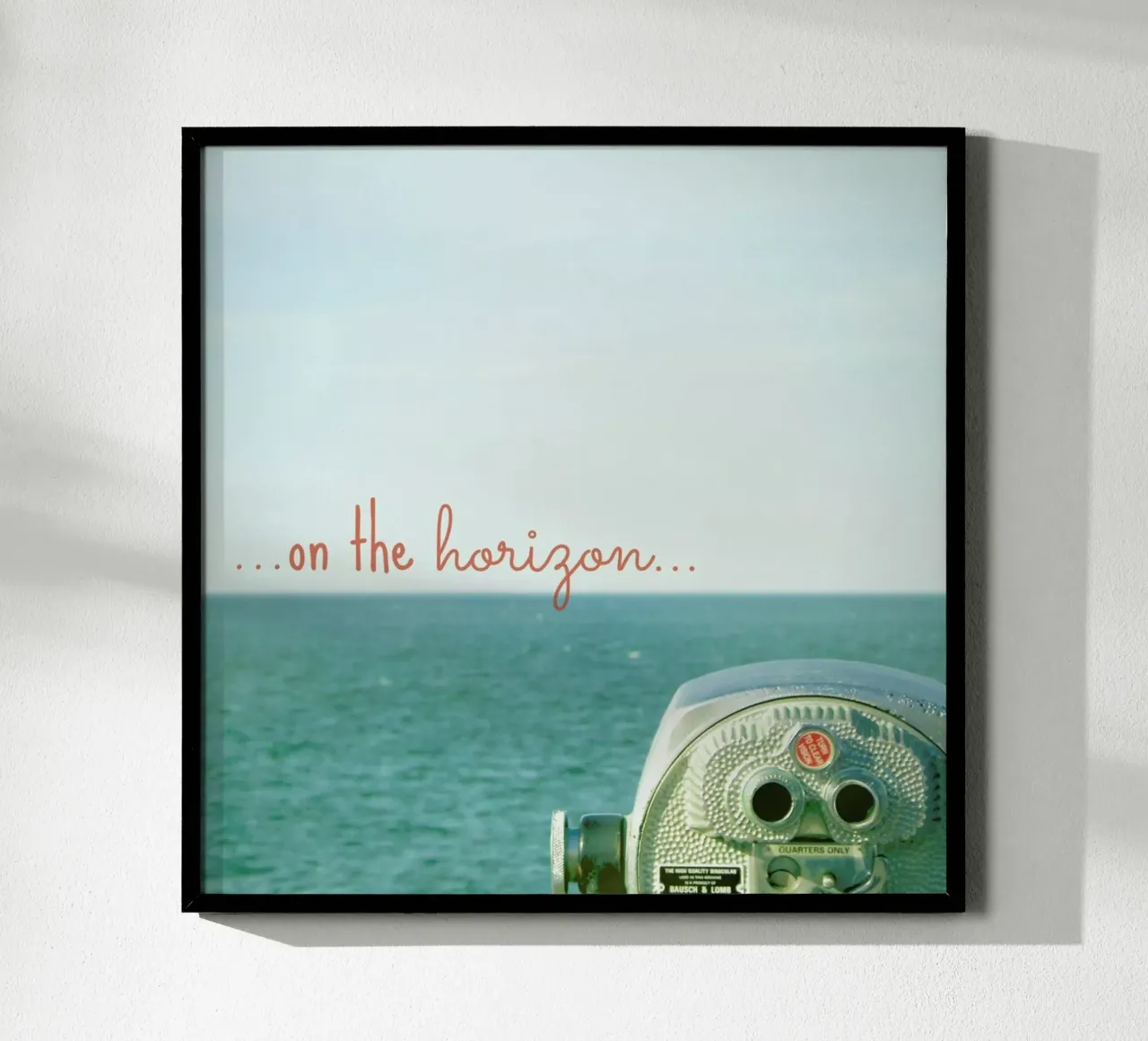 On the Horizon poster con telaio in alluminio da Robin Delean