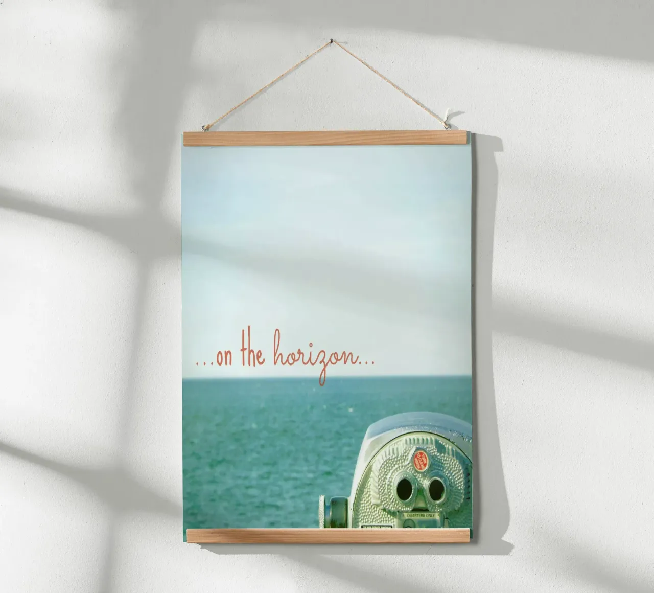 On the Horizon poster con telaio in alluminio da Robin Delean