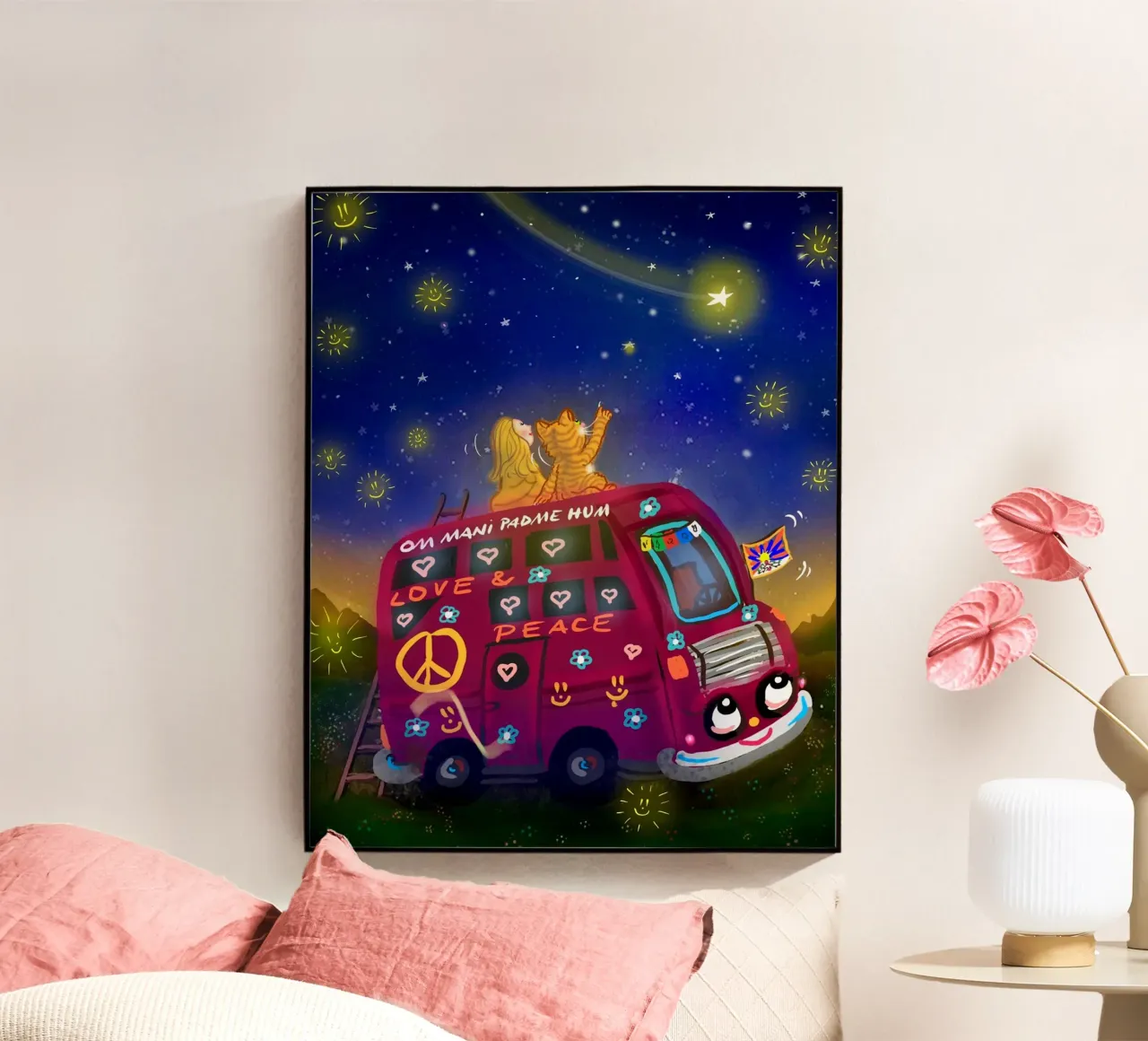 Luce stellare plexiglass da Happy 😃 Art 🎨 by Christine Schnoell