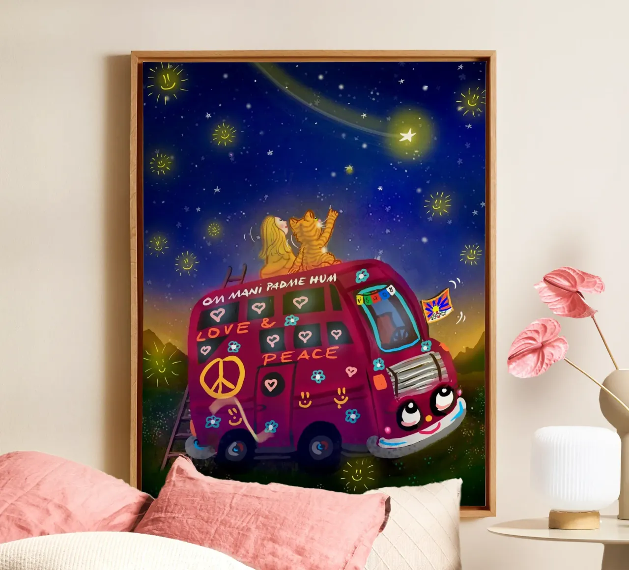 Luce stellare tela da Happy 😃 Art 🎨 by Christine Schnoell