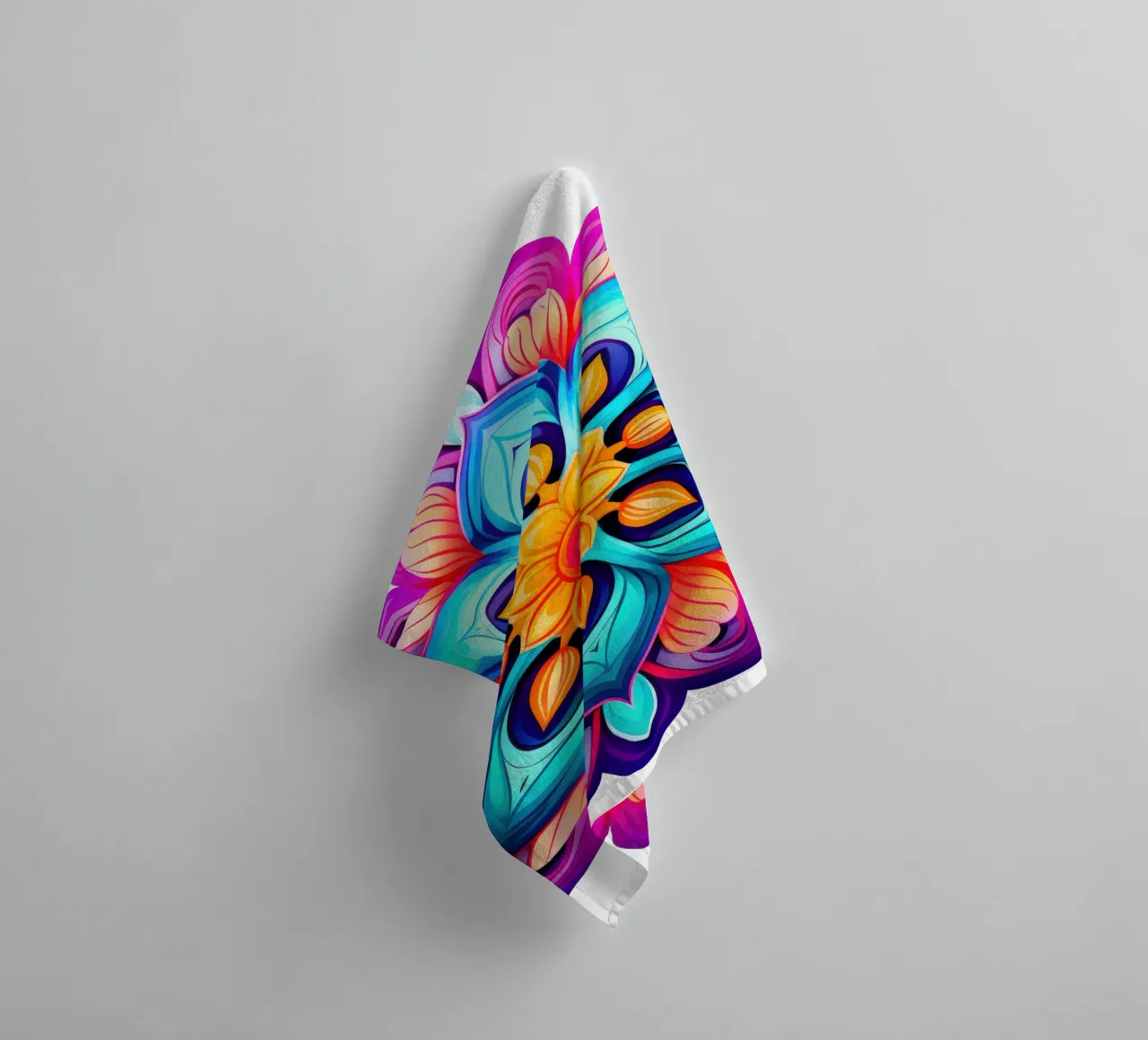 Mandala Vibrance towel by Spiritual Touch