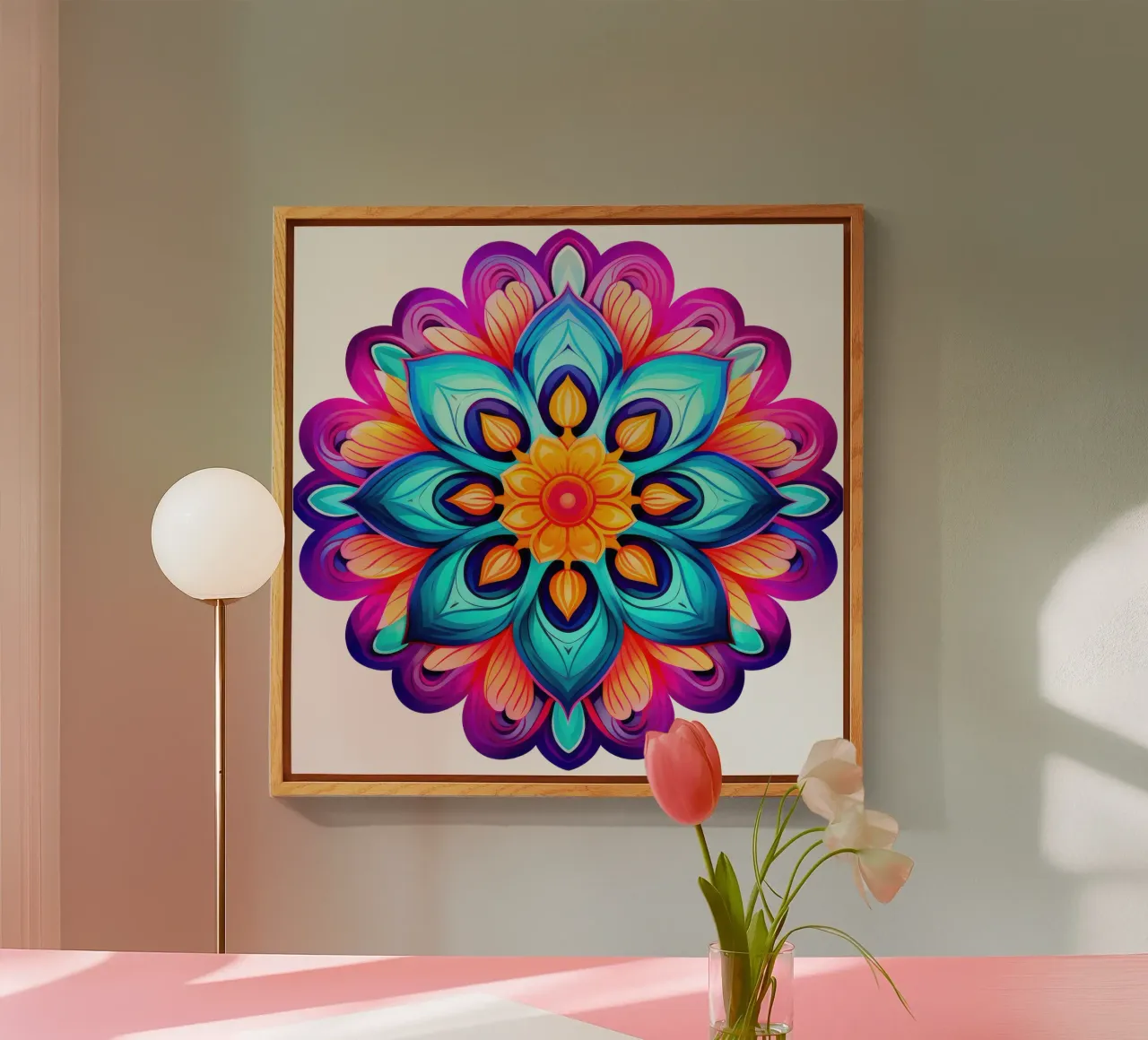 Mandala Vibrance plexiglass da Spiritual Touch
