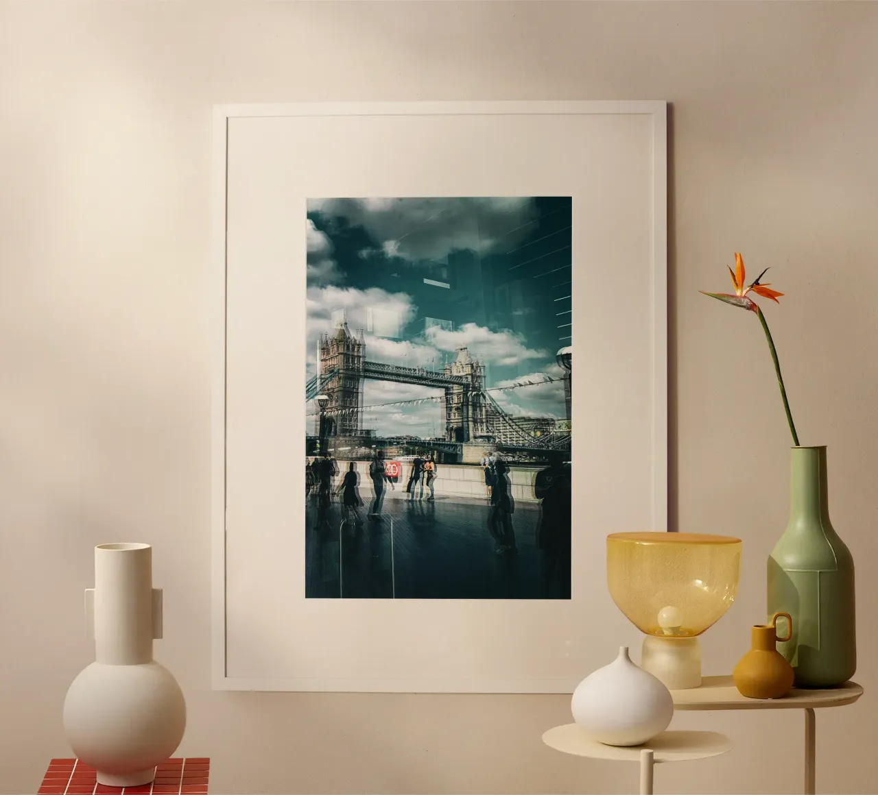 TOWERBRIDGE REFLEXION carta hahnemühle da Flo Klein