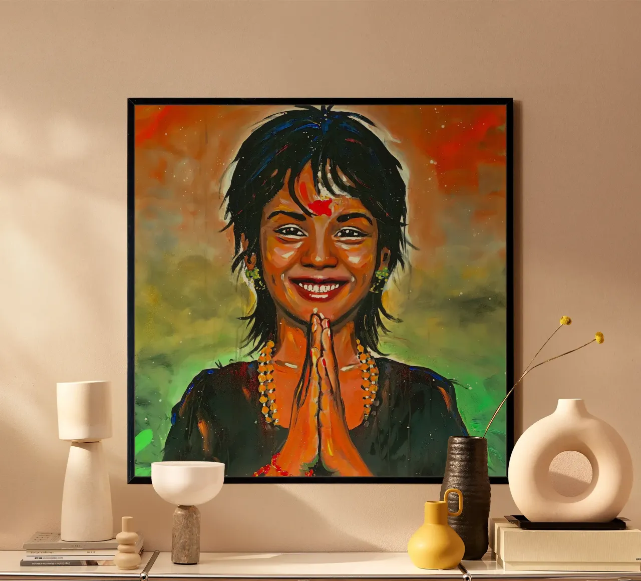 Namaste poster da Happy 😃 Art 🎨 by Christine Schnoell