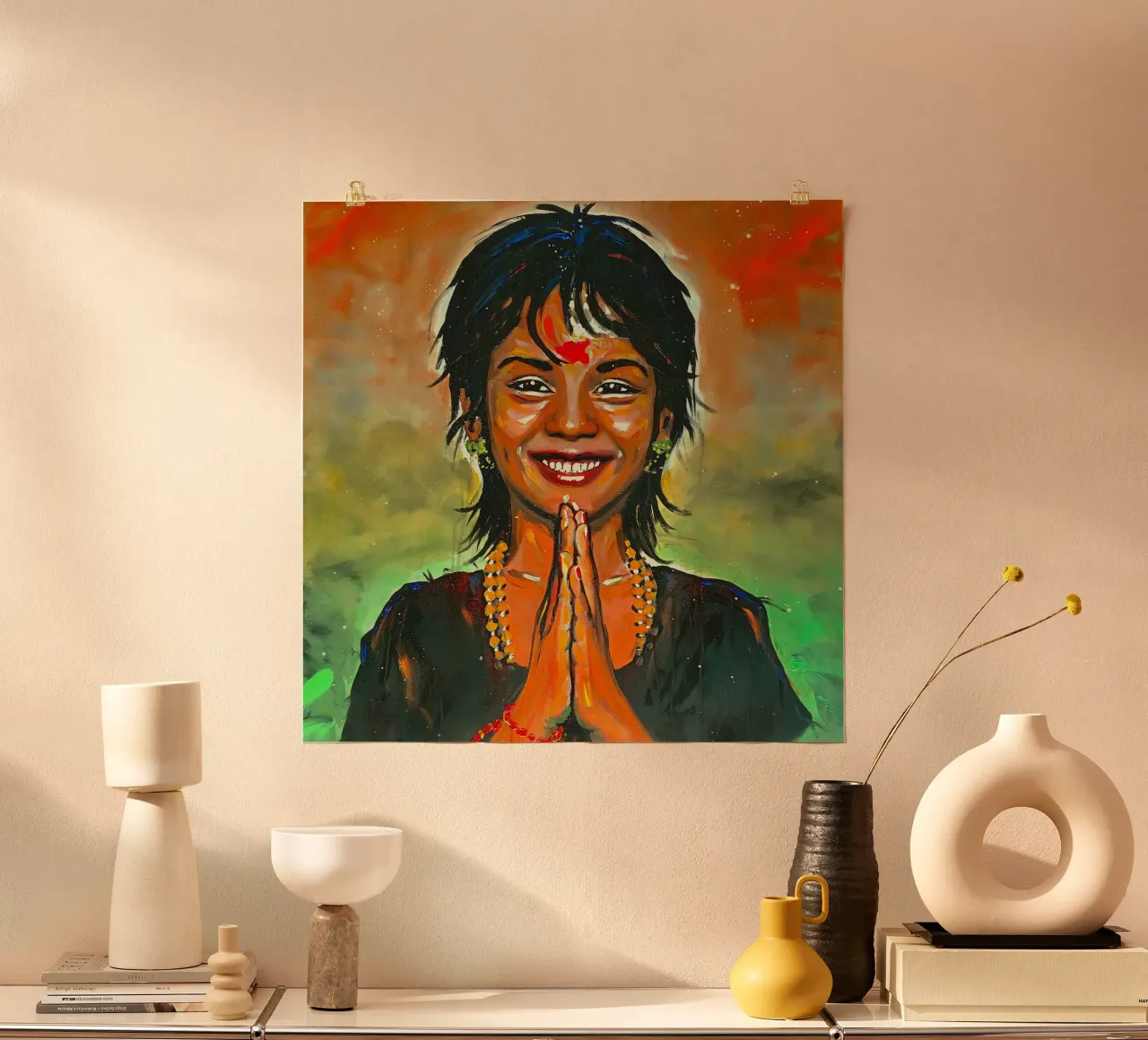 Namaste poster da Happy 😃 Art 🎨 by Christine Schnoell