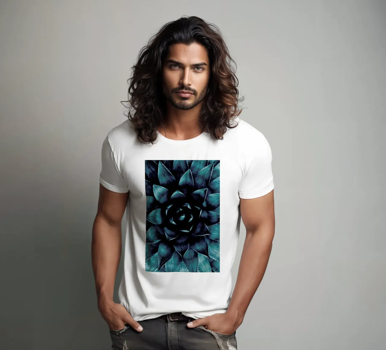 Cactus No.9 t-shirt da Kubistika