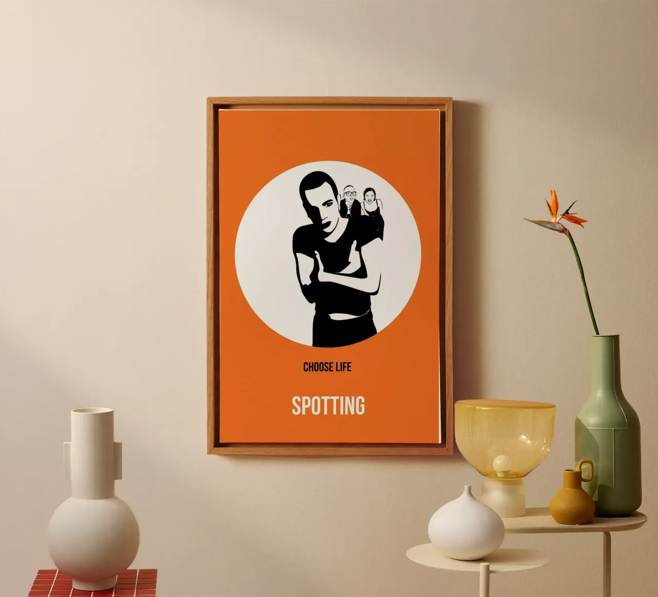 Spotting Poster 2 tela con Cornice a cassetta da Naxart