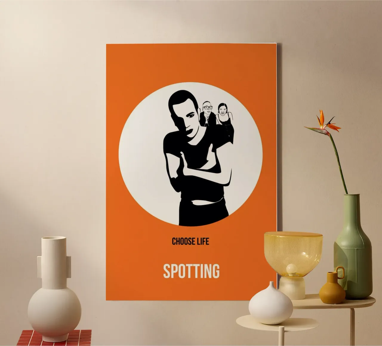 Spotting Poster 2 tela con Cornice a cassetta da Naxart