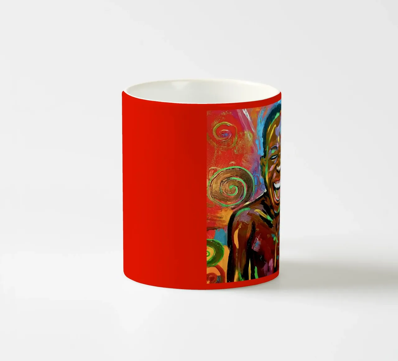 Happy tazza in ceramica da Happy 😃 Art 🎨 by Christine Schnoell