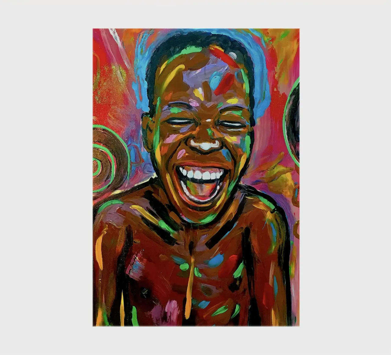 Happy notebook by Happy 😃 Art 🎨 by Christine Schnoell