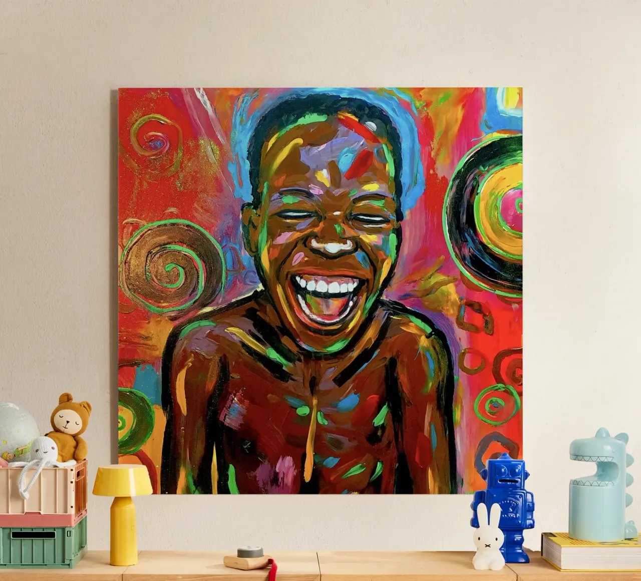 Happy plexiglass da Happy 😃 Art 🎨 by Christine Schnoell