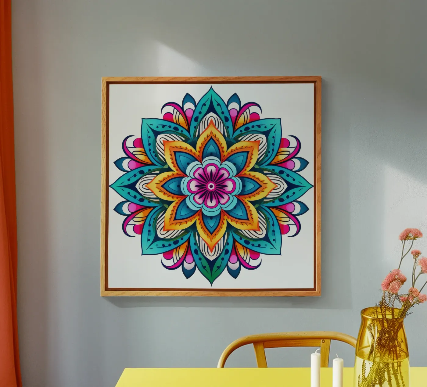 Mandala Vibrance acryl van Spiritual Touch