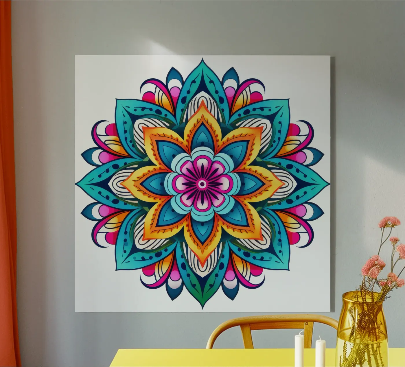 Mandala Vibrance acryl van Spiritual Touch