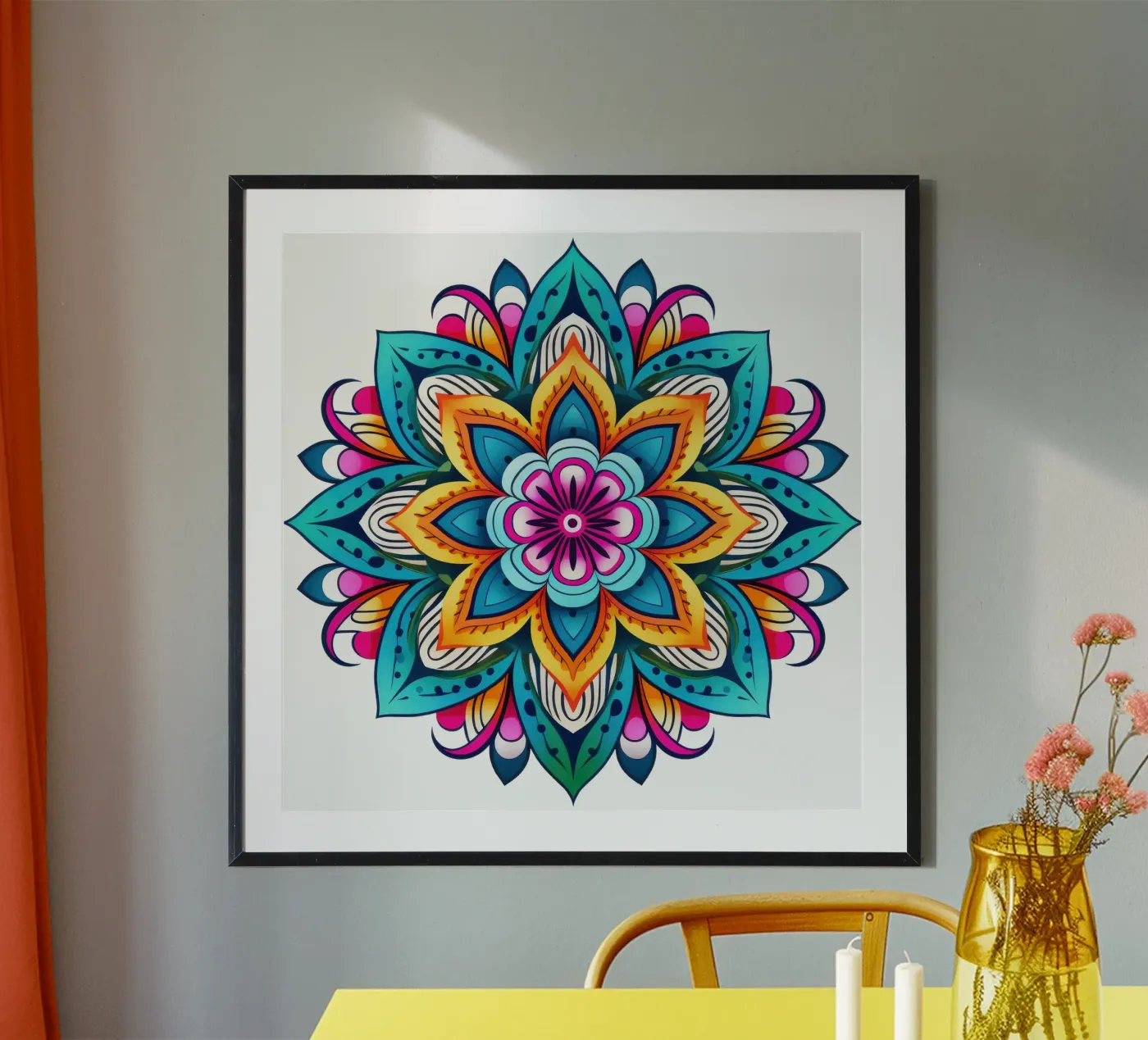 Mandala Vibrance poster da Spiritual Touch