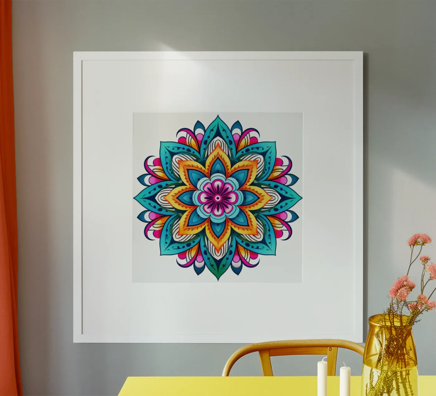 Mandala Vibrance poster da Spiritual Touch