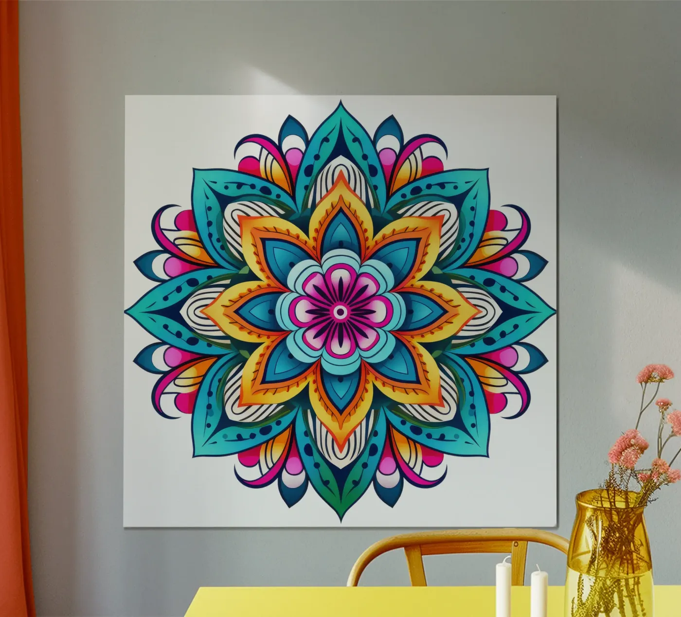 Mandala Vibrance poster da Spiritual Touch