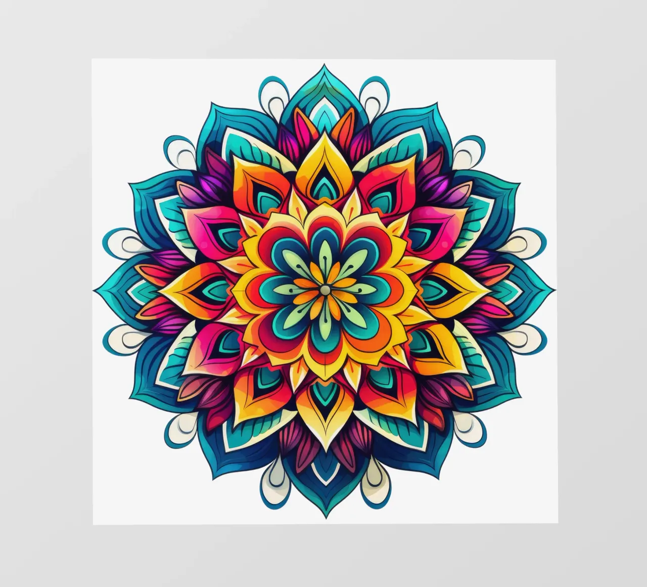 Mandala Vibrance pellicola backlit da Spiritual Touch