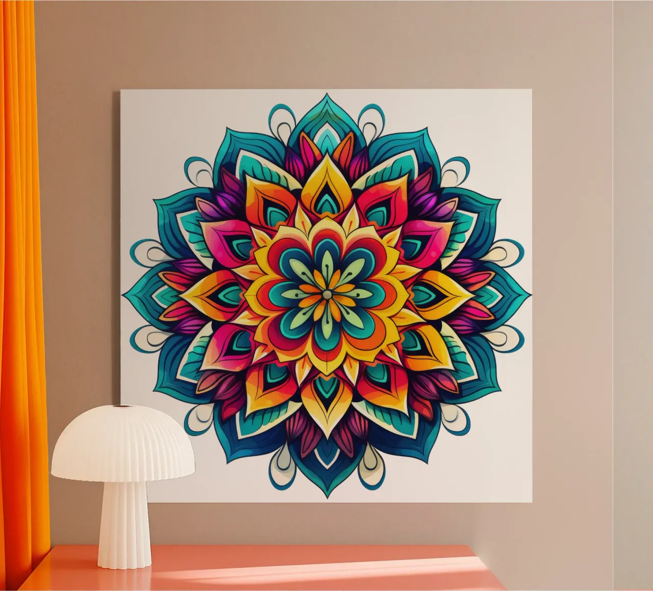 Mandala Vibrance plexiglass da Spiritual Touch