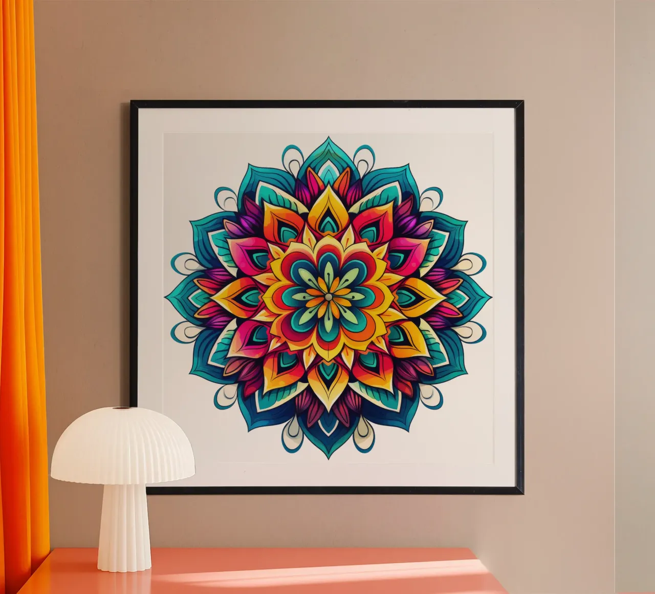 Mandala Vibrance poster da Spiritual Touch