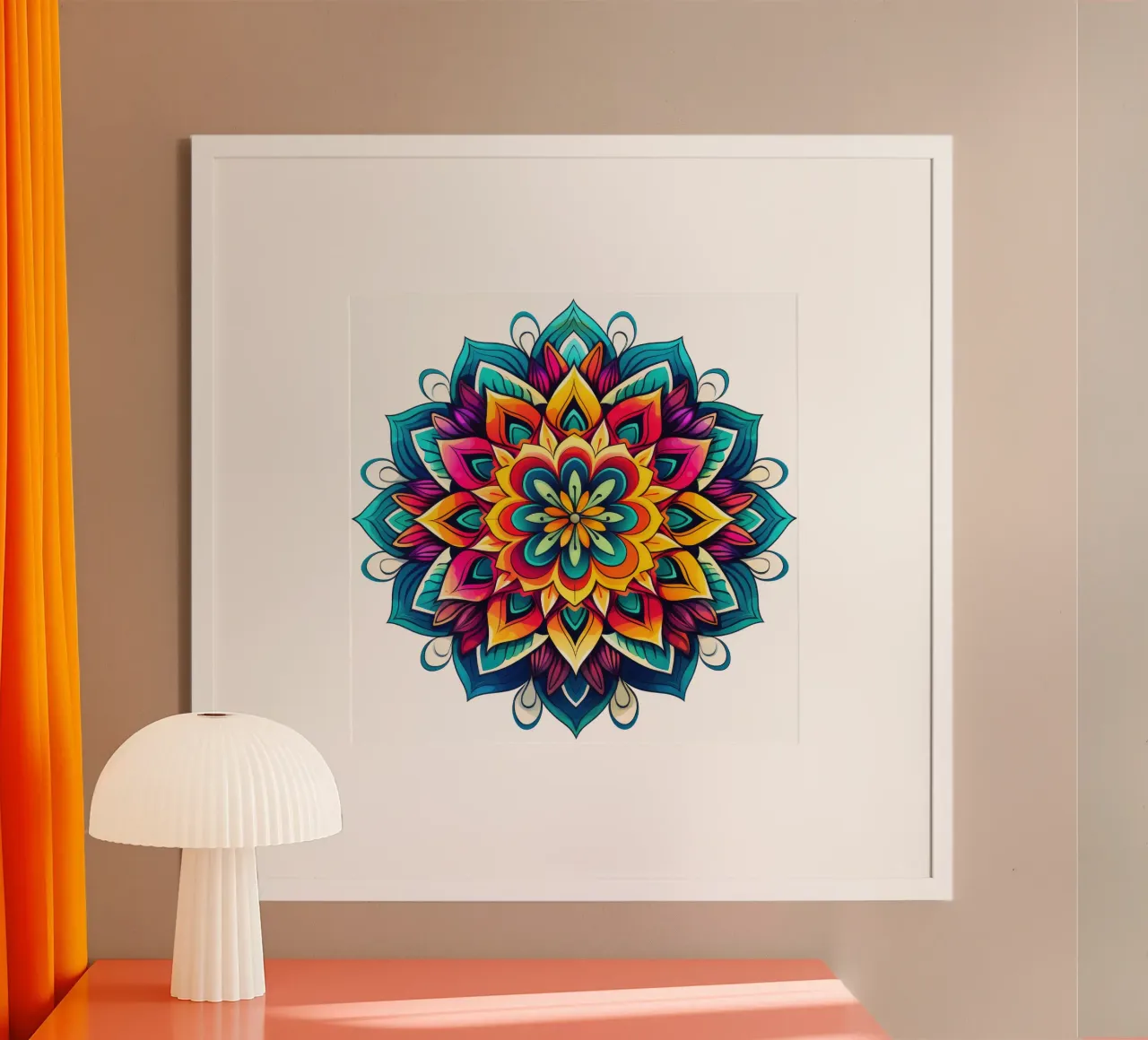 Mandala Vibrance poster da Spiritual Touch