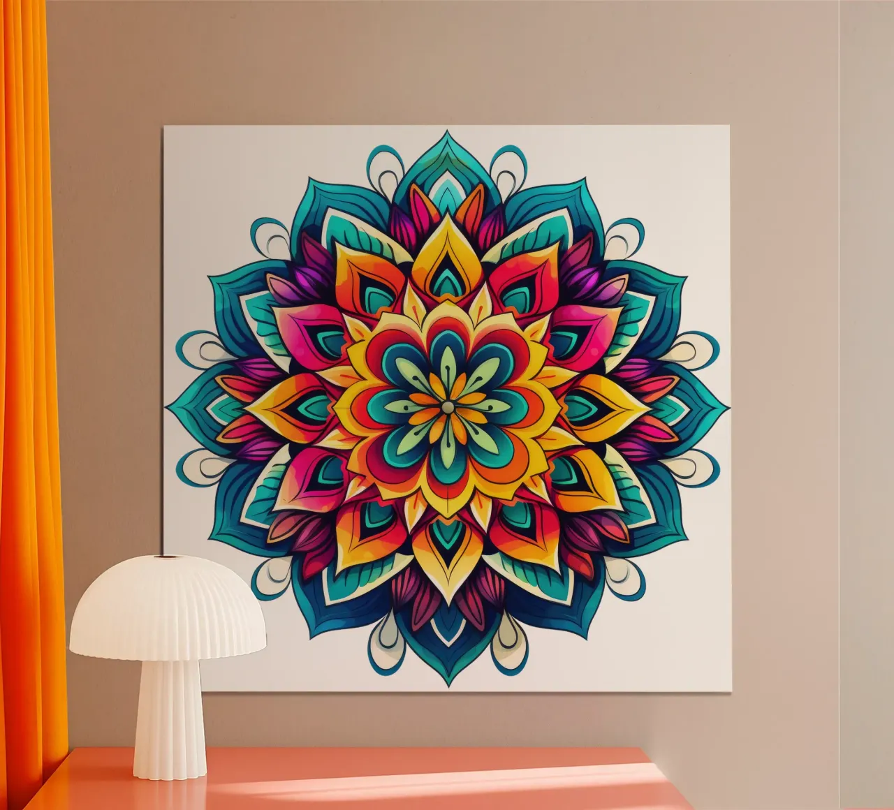 Mandala Vibrance poster da Spiritual Touch