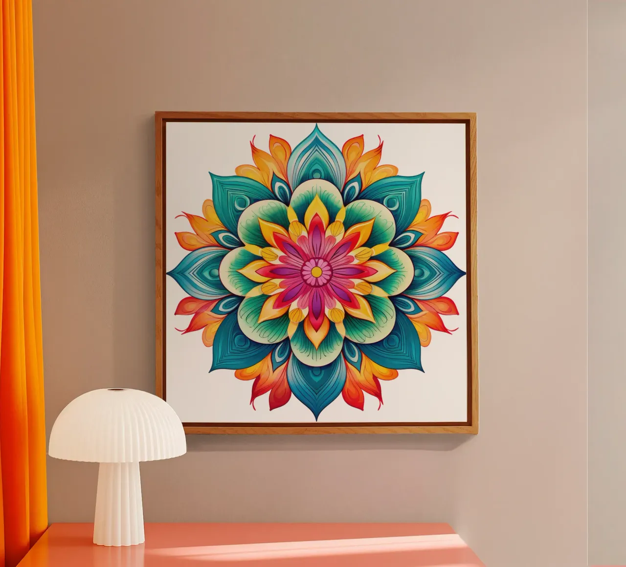 Mandala Vibrance plexiglass da Spiritual Touch