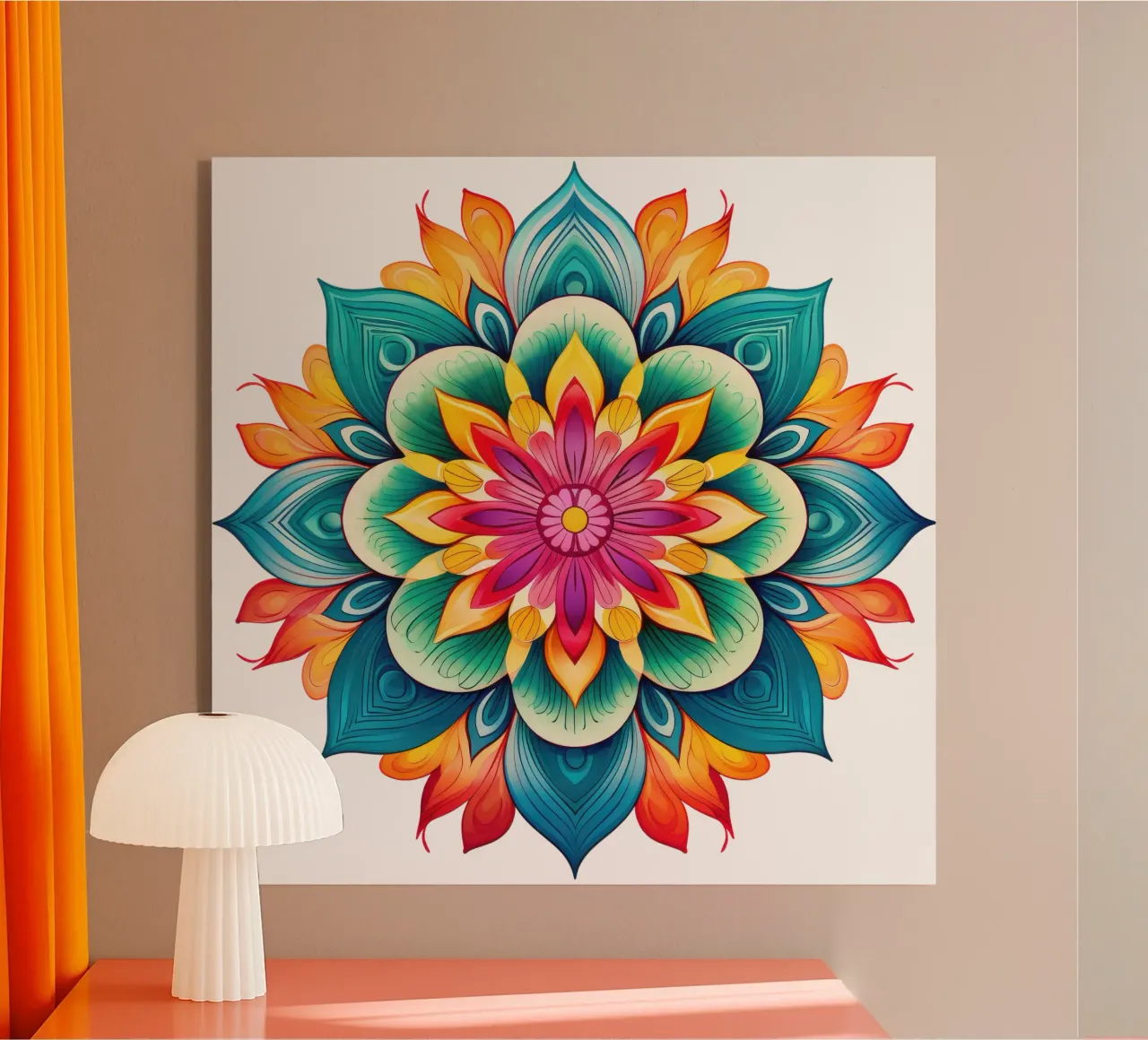 Mandala Vibrance plexiglass da Spiritual Touch