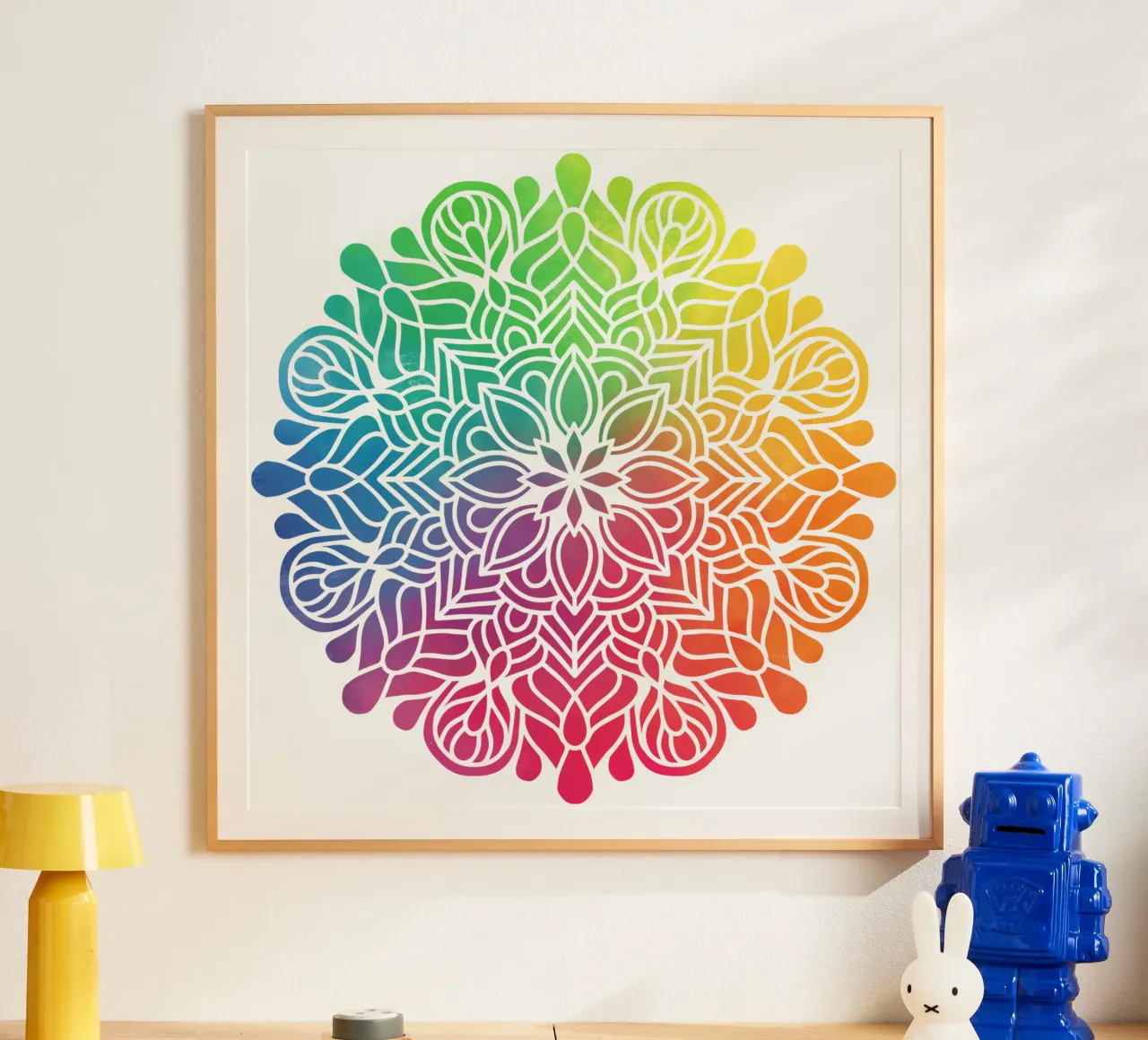 Mandala arcobaleno carta hahnemühle da Spiritual Touch