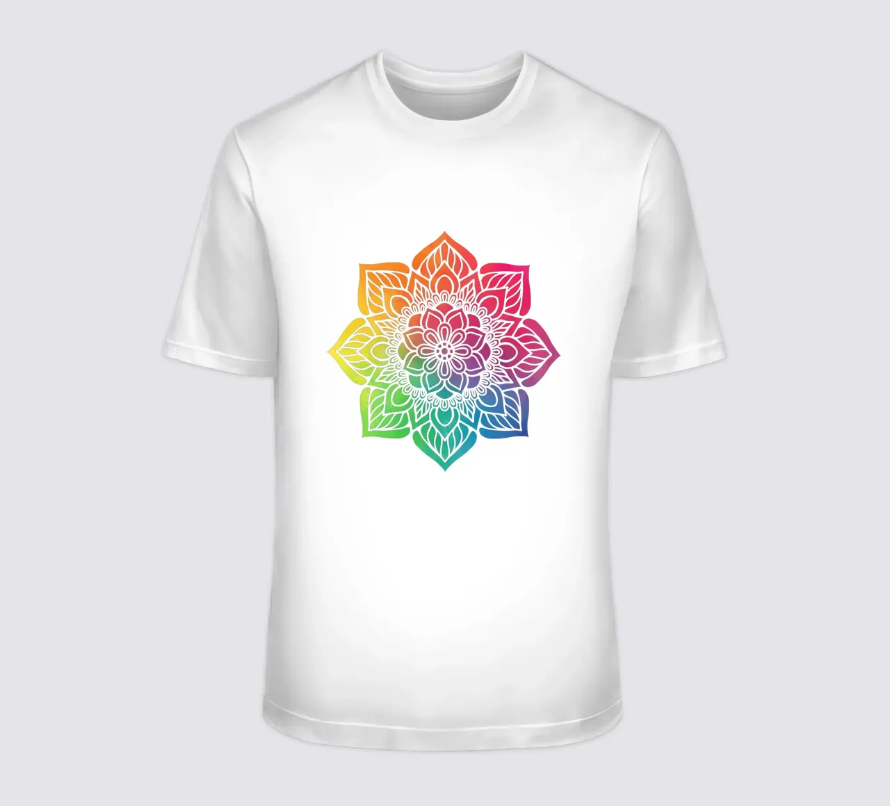 Mandala arcobaleno t-shirt da Spiritual Touch