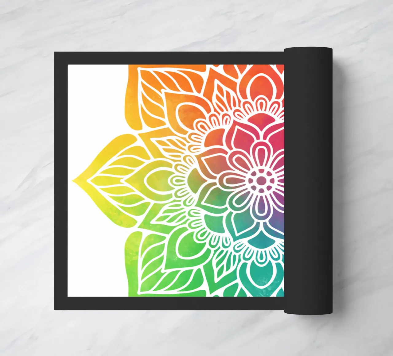 Mandala arcobaleno zerbino da Spiritual Touch
