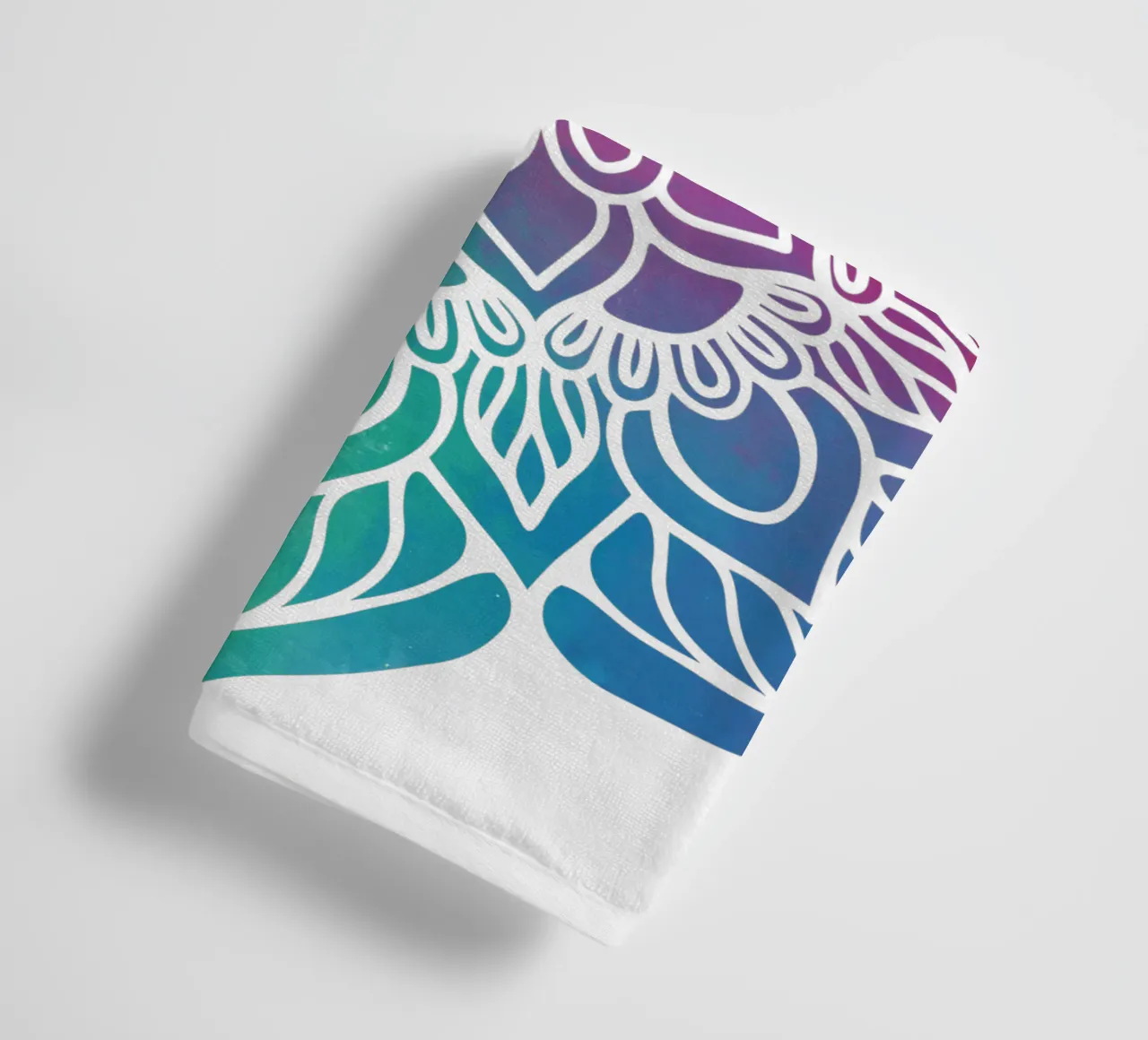 Mandala arcobaleno asciugamano da bagno da Spiritual Touch