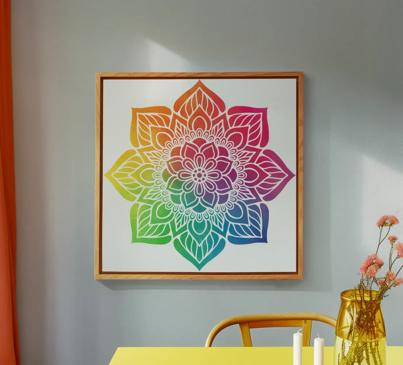 Mandala arcobaleno plexiglass da Spiritual Touch
