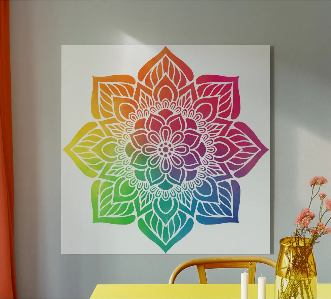 Mandala arcobaleno plexiglass da Spiritual Touch