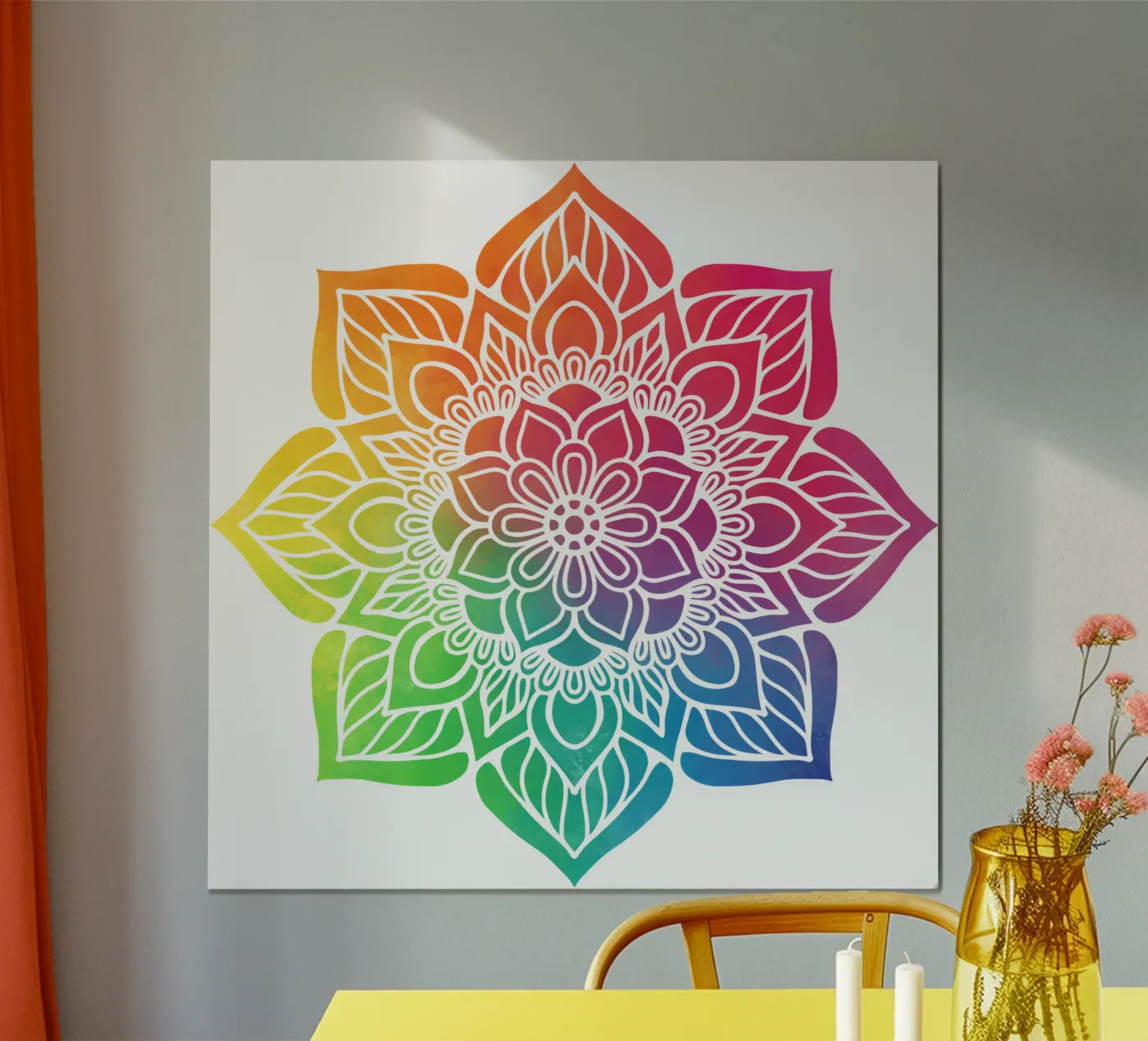 Rainbow Mandala poster by Spiritual Touch