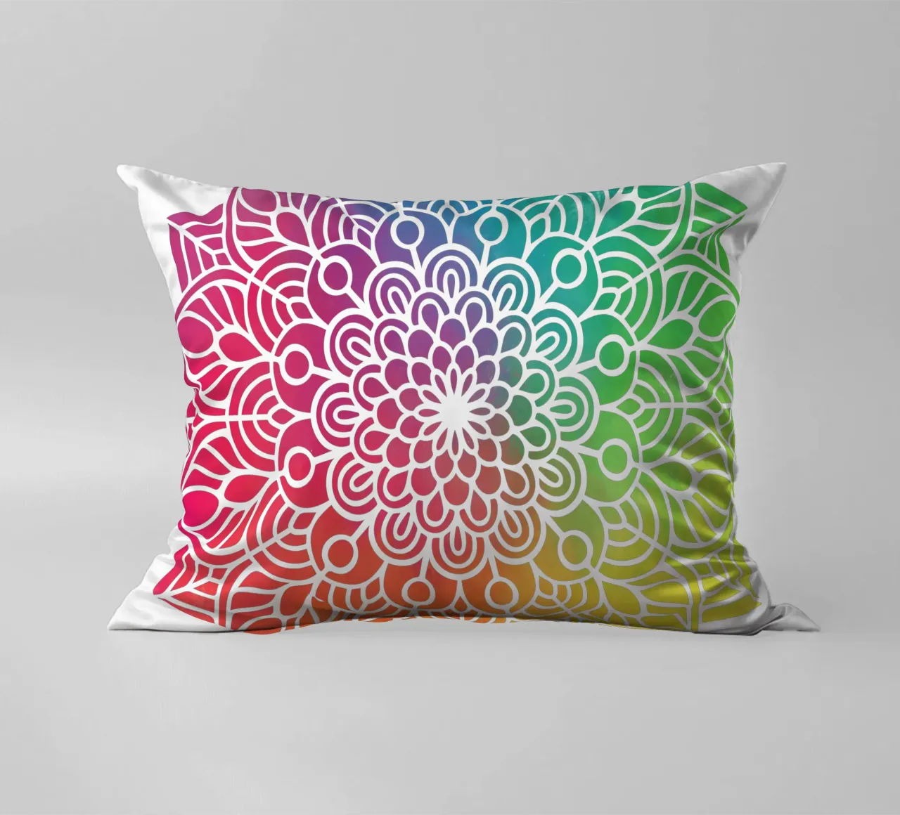 Mandala arcobaleno cuscino da Spiritual Touch
