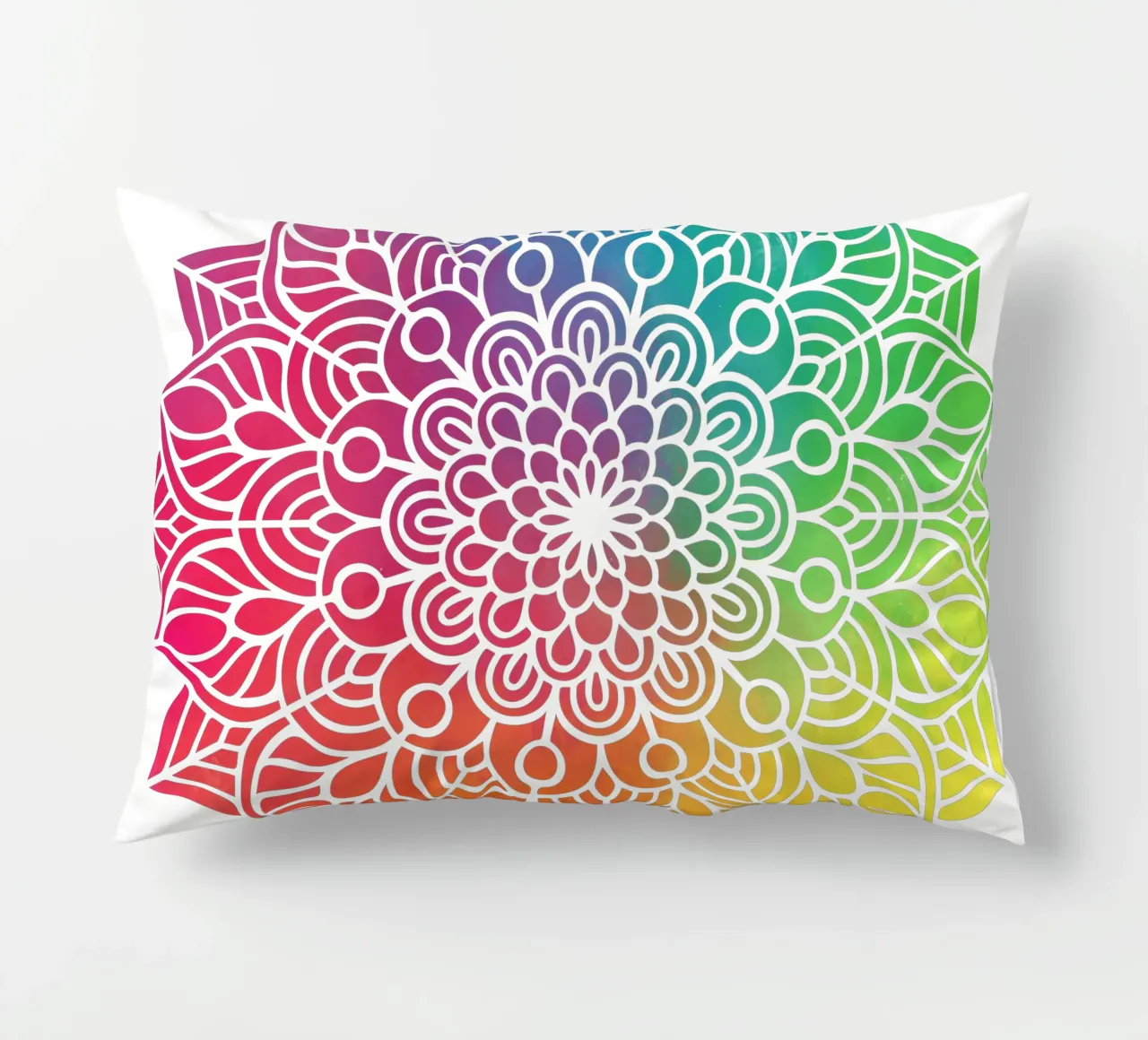 Mandala arcobaleno cuscino da Spiritual Touch