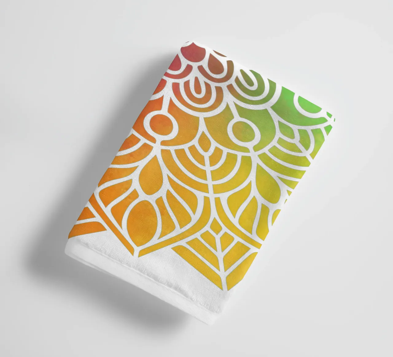 Mandala arcobaleno asciugamano da bagno da Spiritual Touch