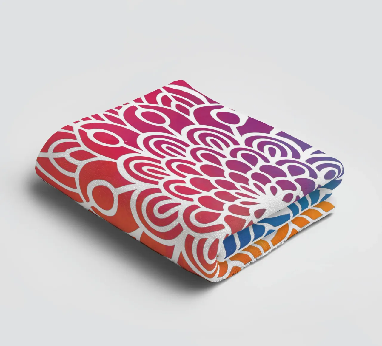 Mandala arcobaleno asciugamano da bagno da Spiritual Touch