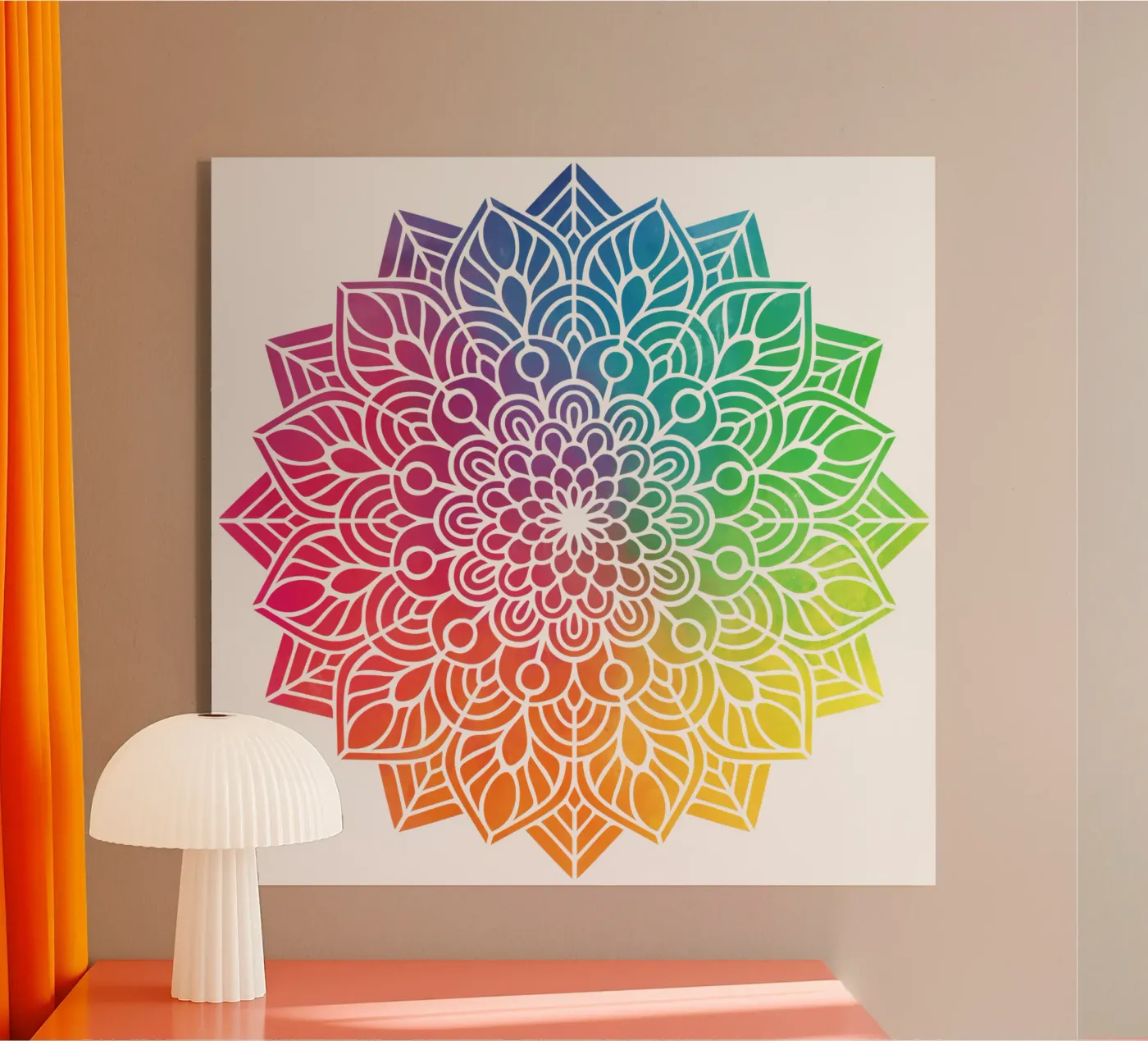 Mandala arcobaleno plexiglass da Spiritual Touch