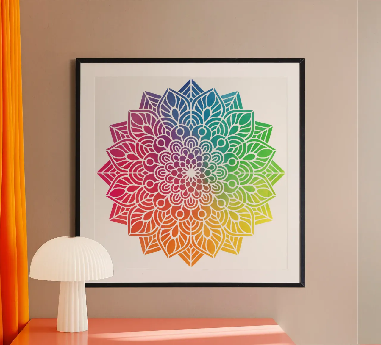 Mandala arcobaleno carta hahnemühle da Spiritual Touch
