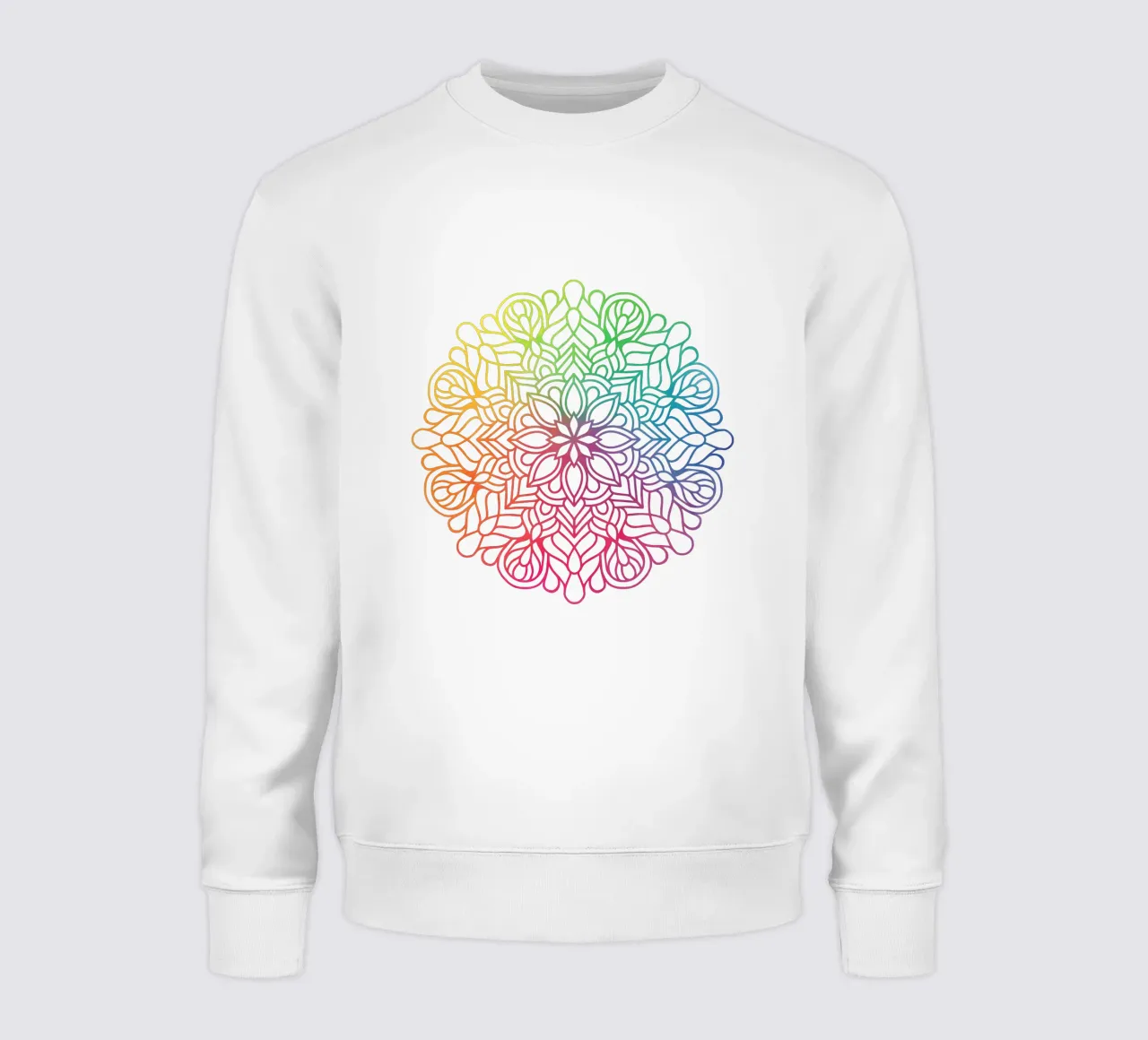 Mandala arcobaleno felpa da Spiritual Touch