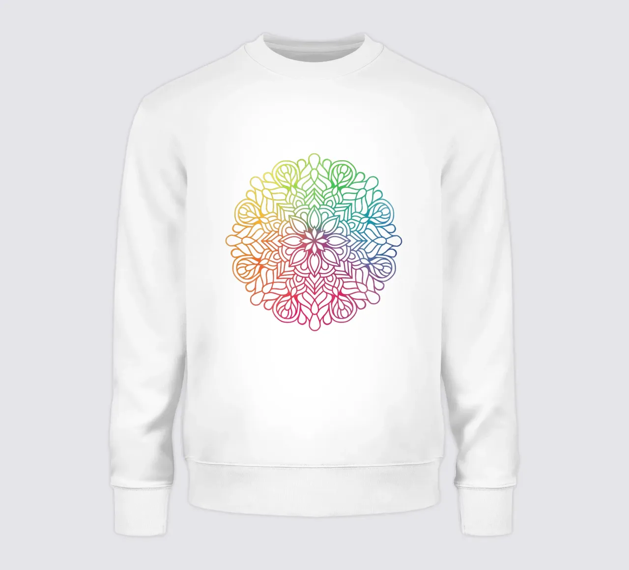 Mandala arcobaleno felpa da Spiritual Touch