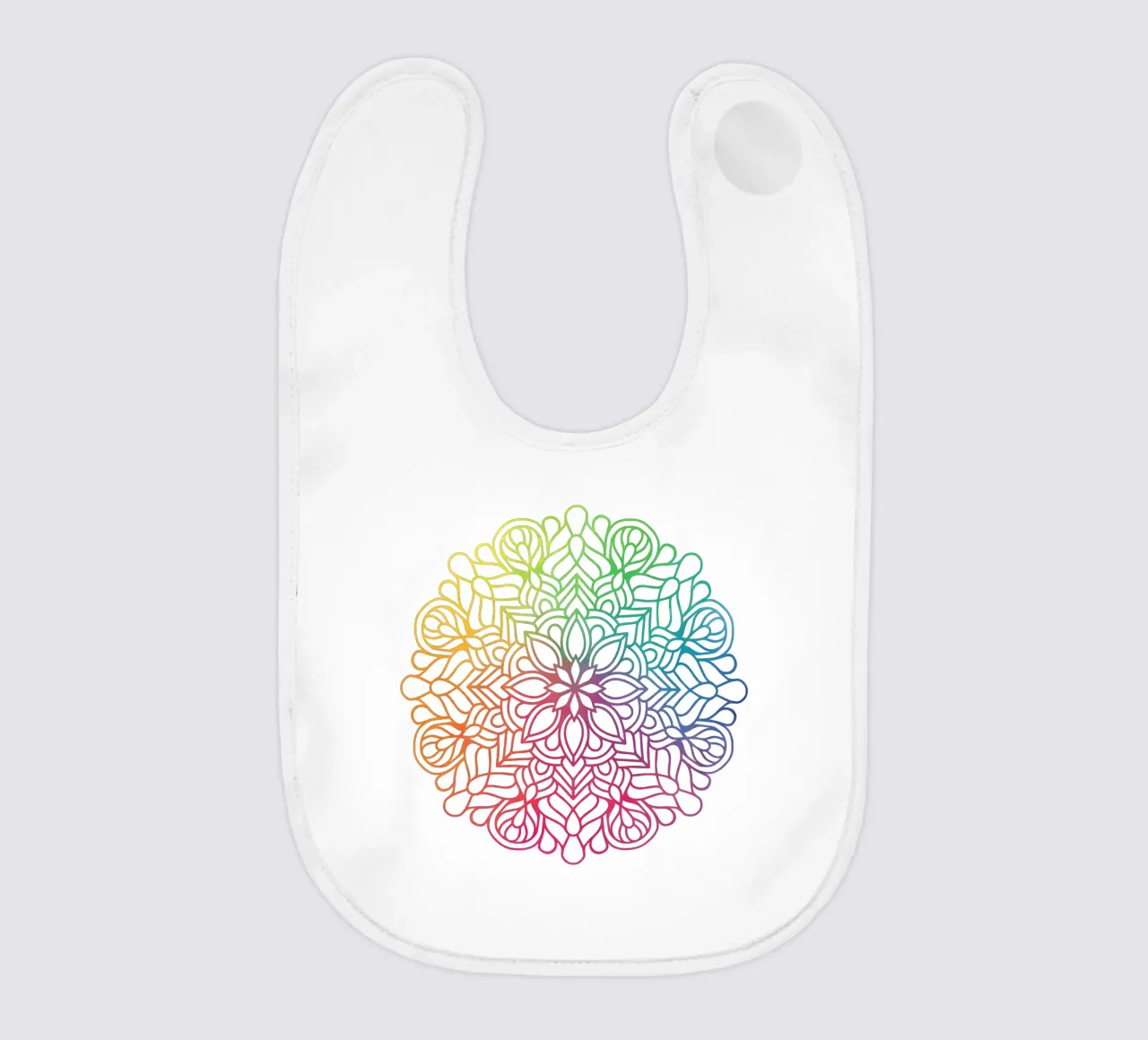Mandala arcobaleno bavaglino da Spiritual Touch