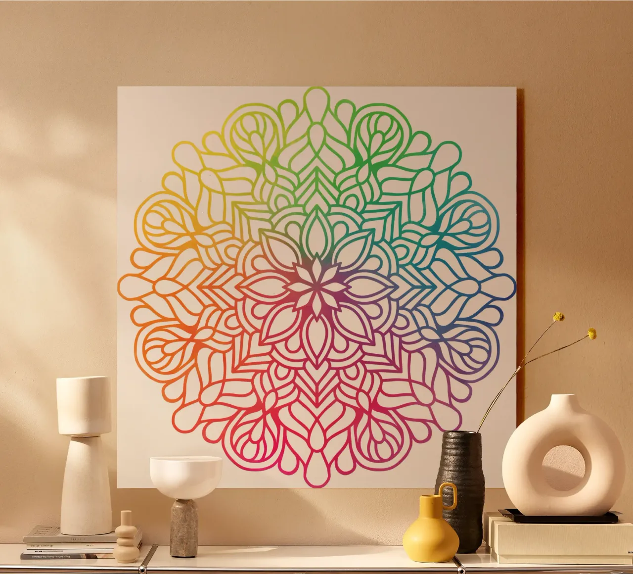 Mandala arcobaleno plexiglass da Spiritual Touch