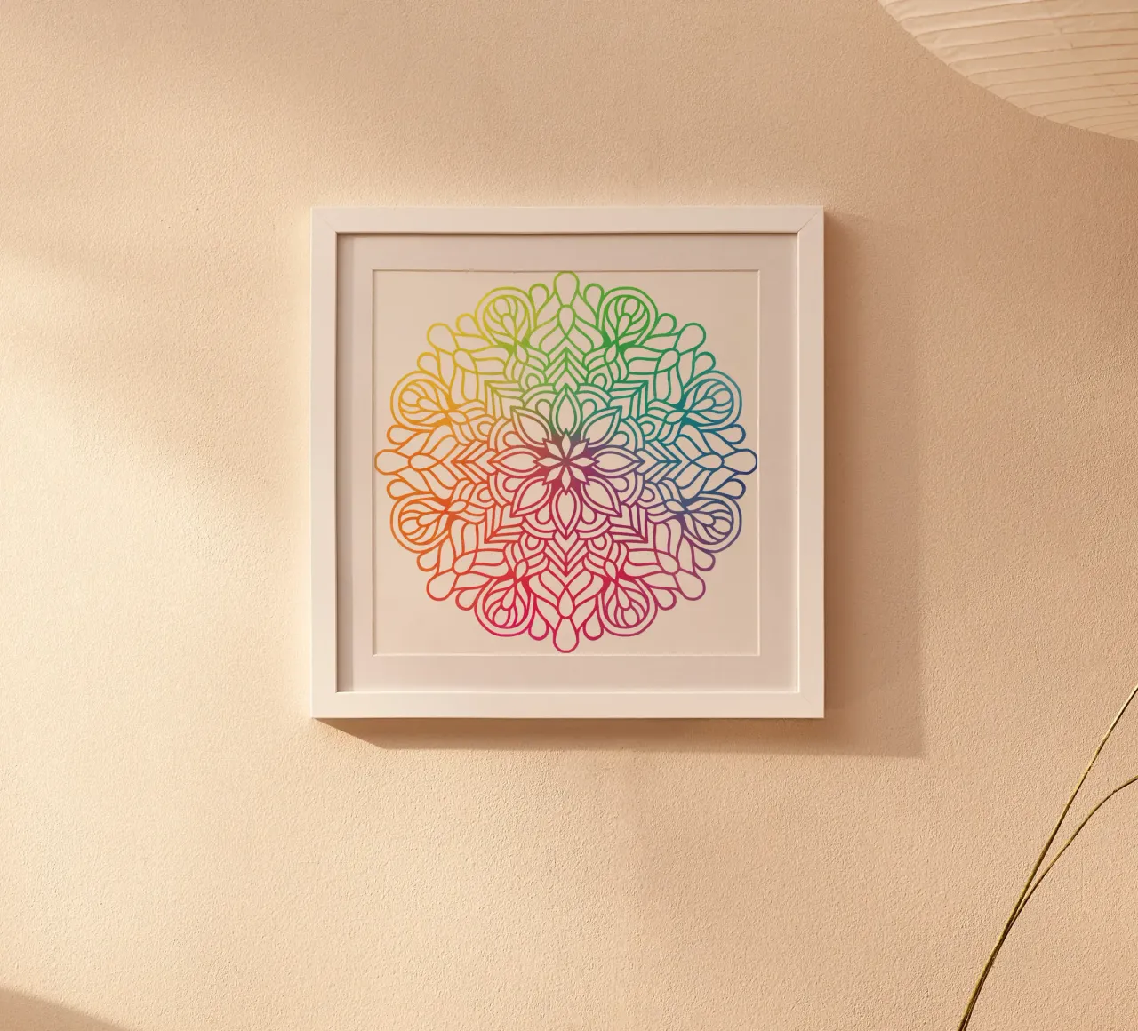 Mandala arcobaleno poster da Spiritual Touch