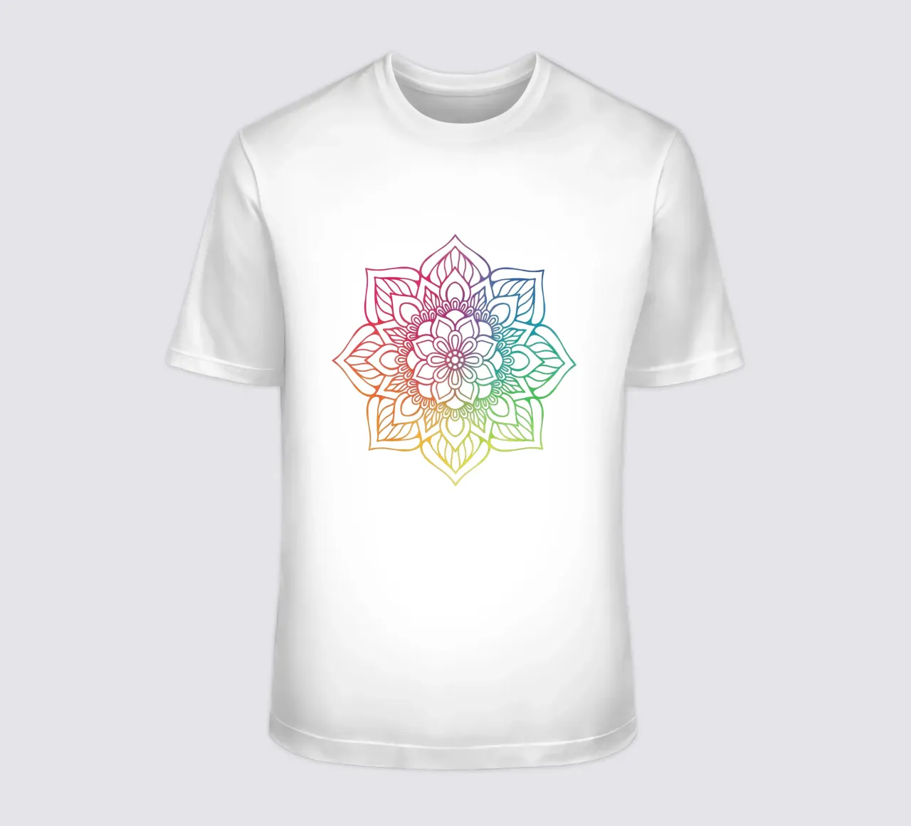 Mandala arcobaleno t-shirt da Spiritual Touch