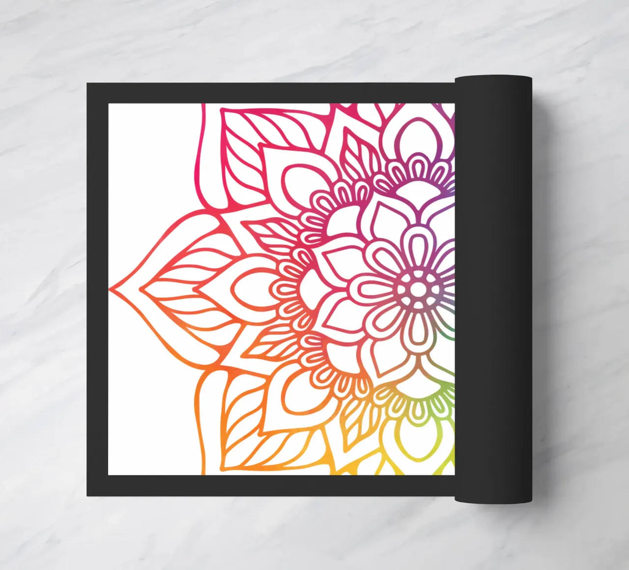 Mandala arcobaleno zerbino da Spiritual Touch