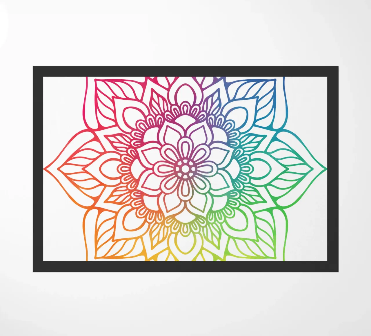 Mandala arcobaleno zerbino da Spiritual Touch