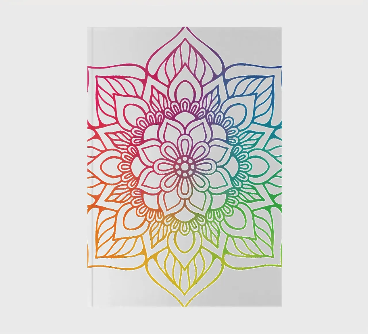 Rainbow Mandala notebook by Spiritual Touch